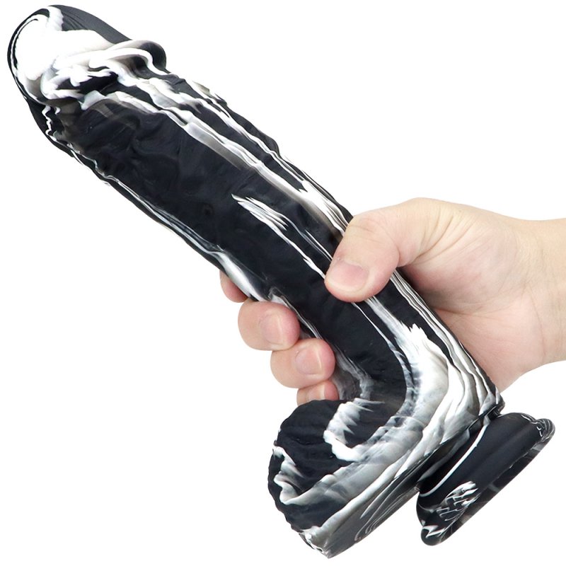 Ink Silicone Huge Realistic Dildo - 9.8 inch - Click Image to Close