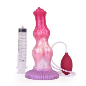 Ejaculating Peachy Colorful Realistic Dildo- 21