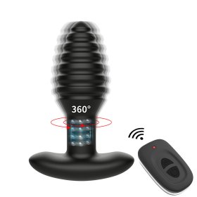Rotating Vibrating Remote-Controlled Anal Plug