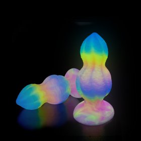 Luminous Mixed Color Butt Plug