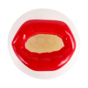 Pocket Silicone Glans Trainer - Hot Lips