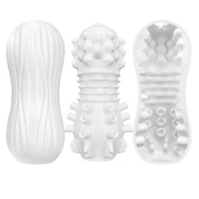 Soft Silicone Masturbator Cup - Stripe