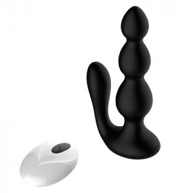 Anal Beads Vibrator With Clitoris Stimulation