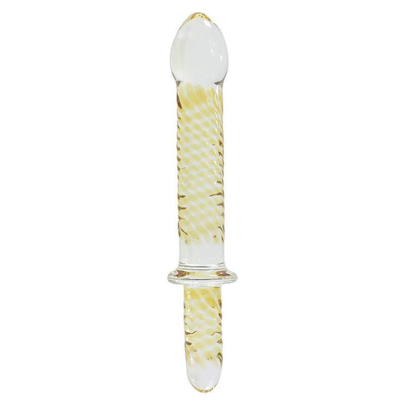 Golden Armor Glass Anal Toy - Click Image to Close