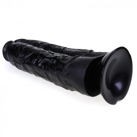 Double Penetrator Suction Cup Dildo 12 Inch