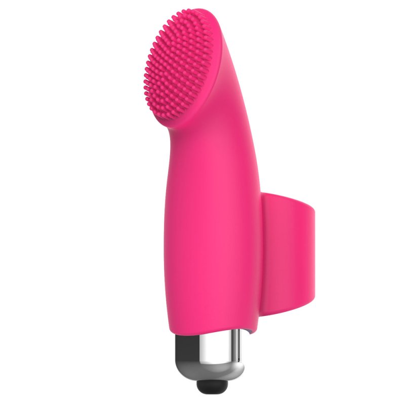 Silicone Waterproof Finger Brush Vibrate - Click Image to Close