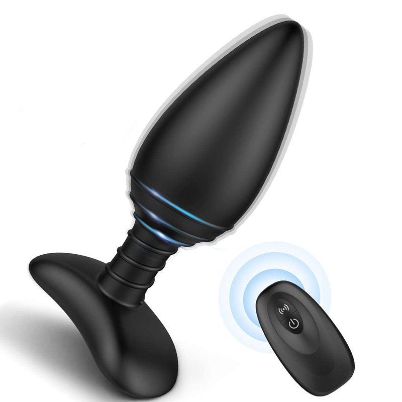 Wireless Vibrating Butt Plug - Click Image to Close
