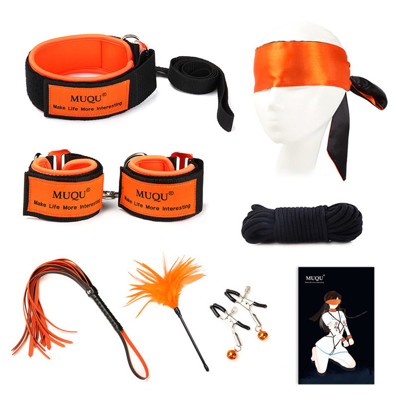 Orange Color Bondage Kit - Click Image to Close