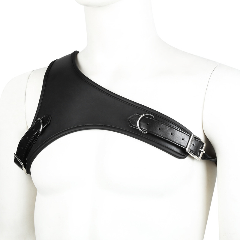 One Shoulder Adjustable Bondage Harness - Click Image to Close