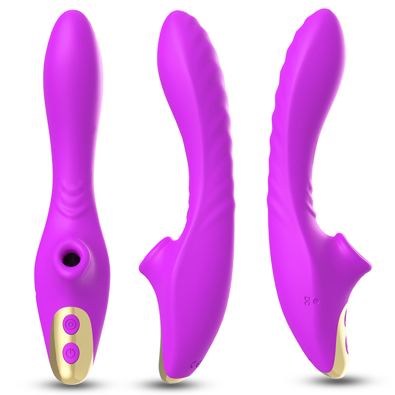 Dudu G-spot Vibrator With Suction - Click Image to Close