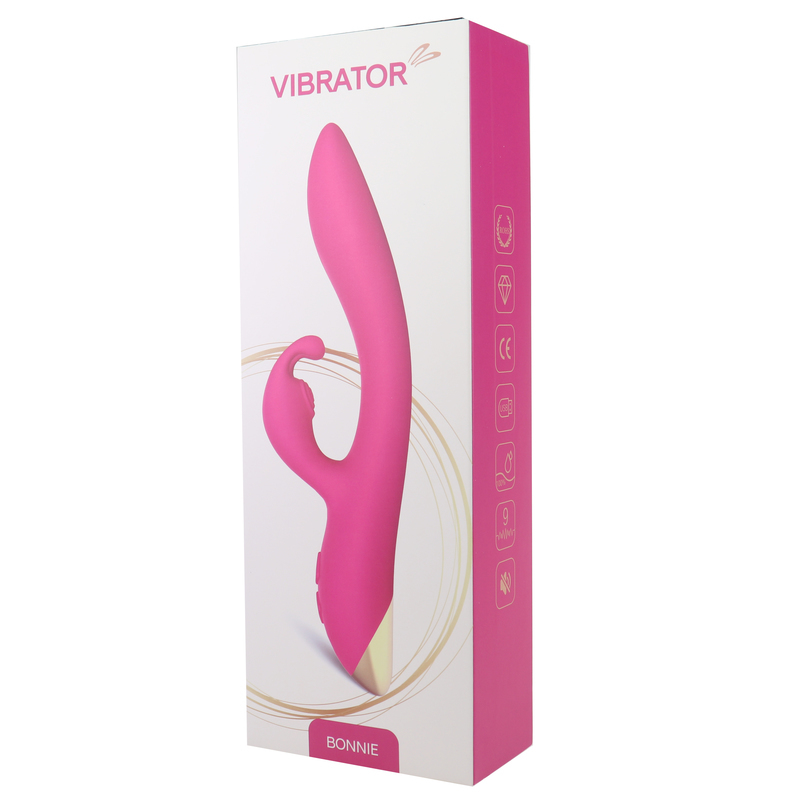 Bonnie Silicone Rabbit Vibrator - Click Image to Close