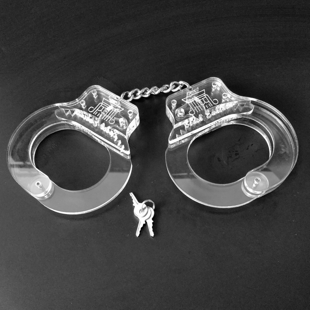 Acrylic Handcuffs Restraint - Click Image to Close