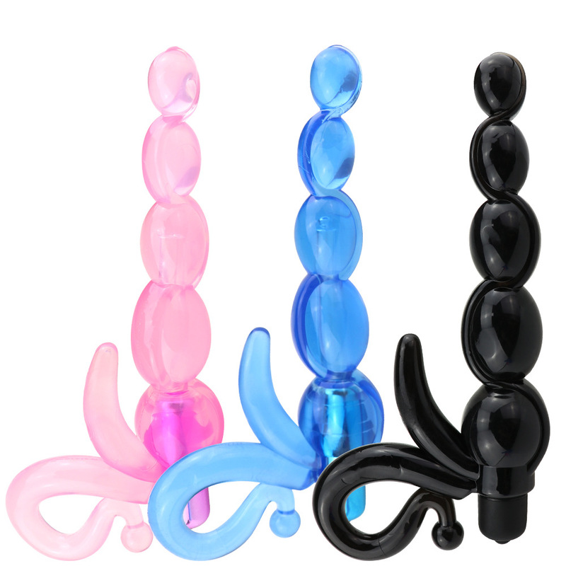 Jelly Vibration Anal Beads - Click Image to Close