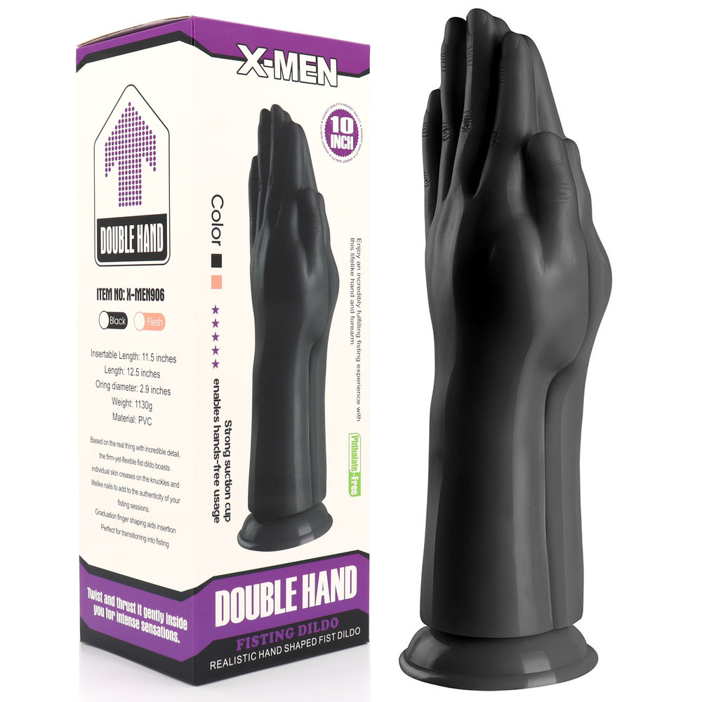 Folded Hands Lifelike Dildo - Click Image to Close