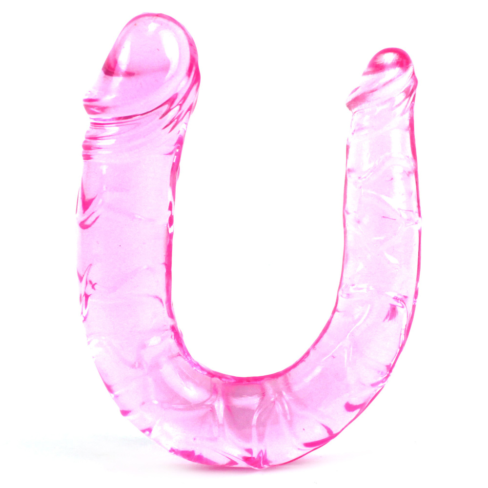 Double Head Jelly Penis - Couple sex toy - Click Image to Close