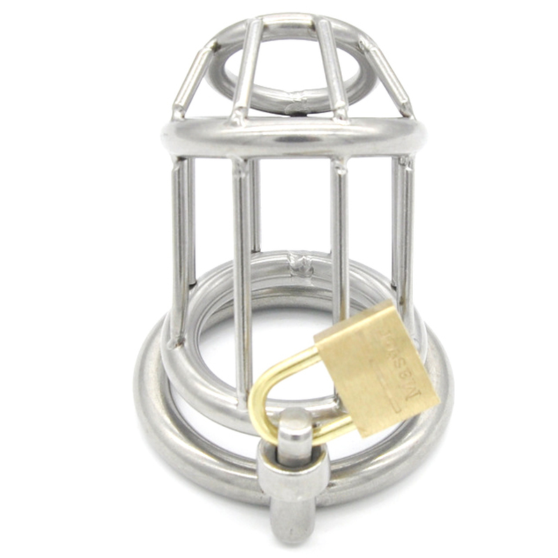 Penal Code Locking Male Chastity Cage - Click Image to Close