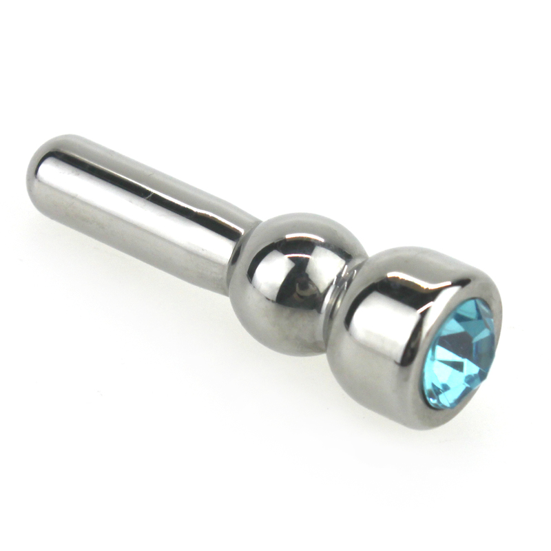 Diamond End Glowstick Penis Plug - Click Image to Close