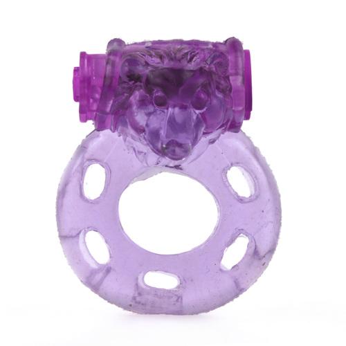 Lion Jelly Vibrating Cock Ring - Click Image to Close