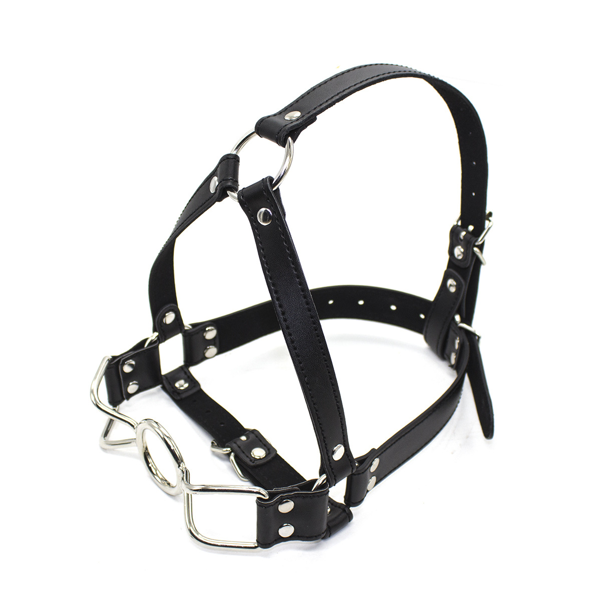 Open Mouth Spider-legs Mouth Gag With Harness - Click Image to Close