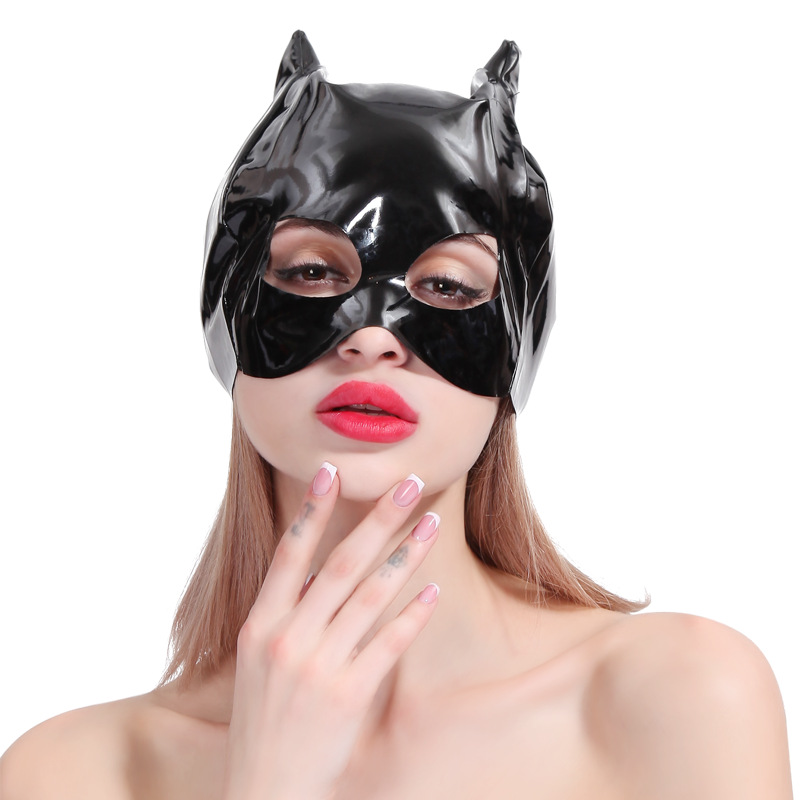 Bondage mask black Cat - Click Image to Close