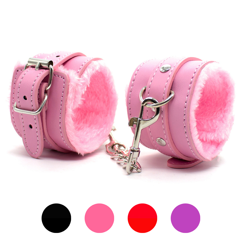 Premium Fur Lined Handcuffs / Shackle - Click Image to Close