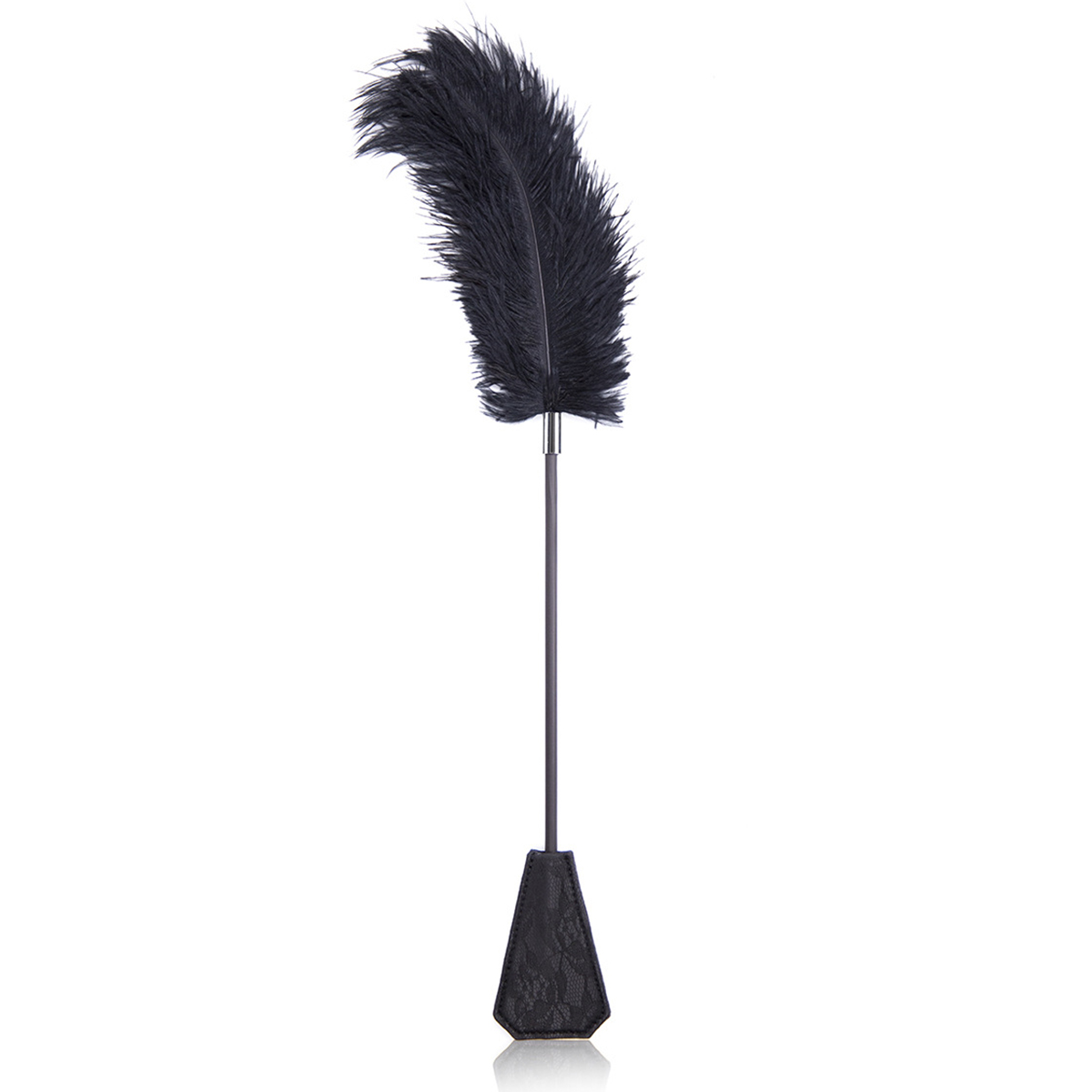 Feather Tickler With Lace Paddle - Click Image to Close