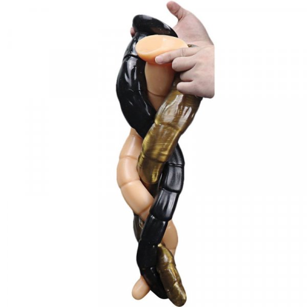 RattlesnakePVC Long Tail Butt Plug