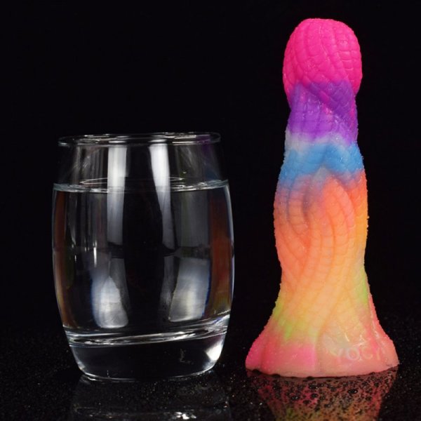 Luminous Vibration Butt Plug - Snake