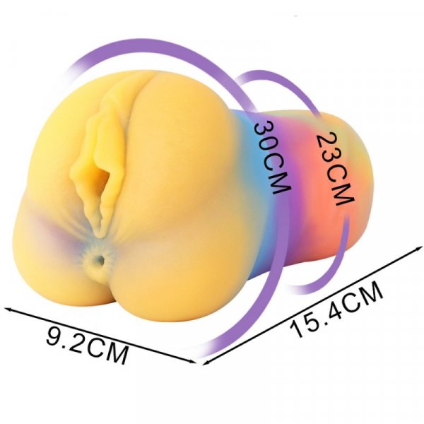 Luminous Colorful Silicone Pocket Vagina -15