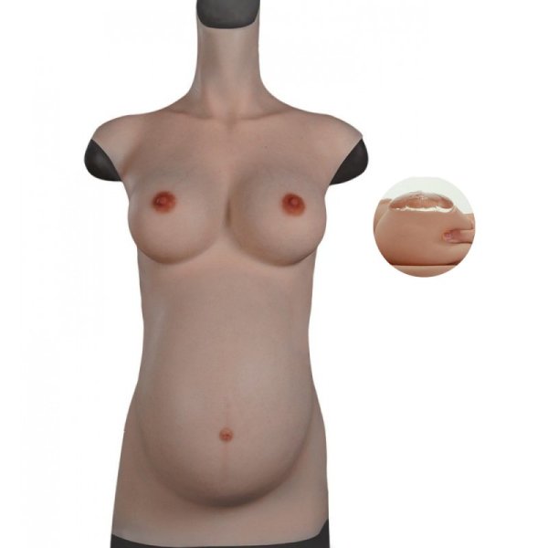 Fake Pregnant Belly With Breast - Silicone