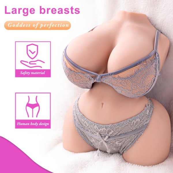 Delilah Lifelike Sex Doll Torso with Big Boobs and Butt