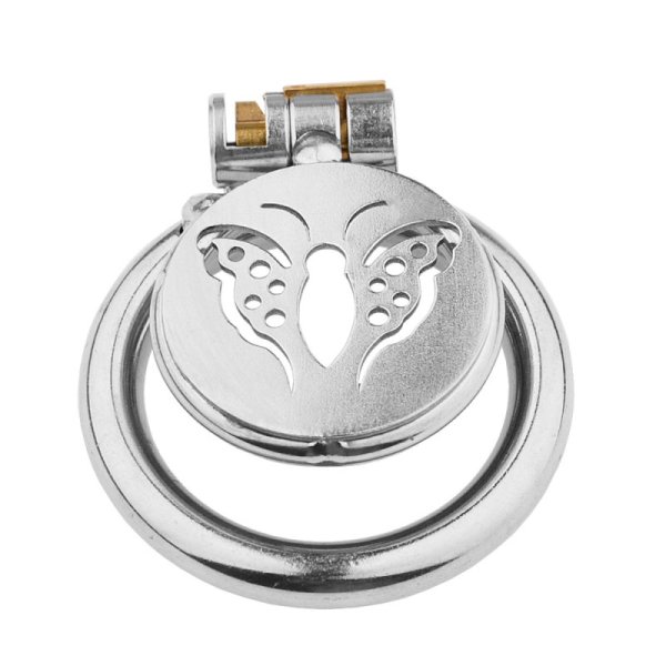 Butterfly Flat Chastity Cage With Urethral Sound