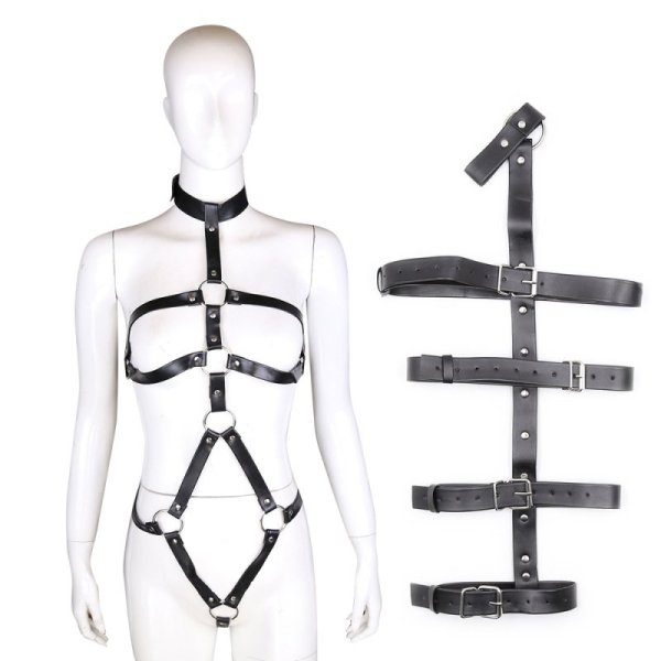 Open Bra Strap Harness with Arm Restraints