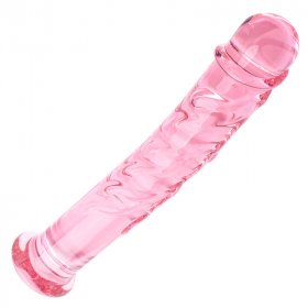Pink Glass 7.5" Dildo