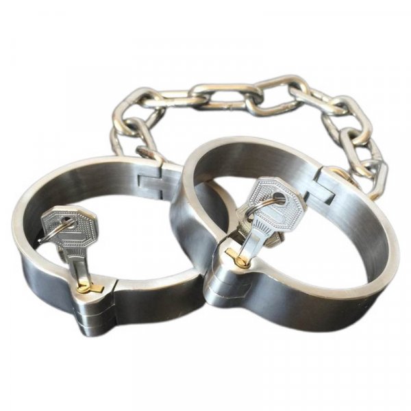 Plug Key Steel Wrist/Ankle Cuffs