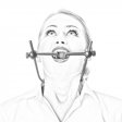 Open Mouth Gag Tongue Shackles