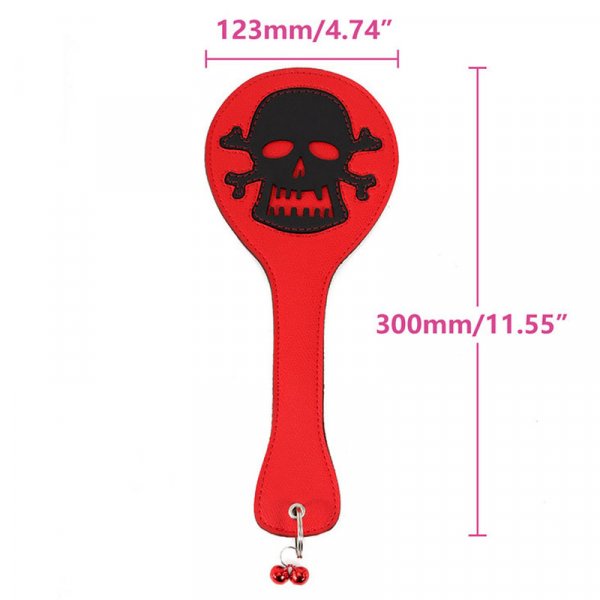 Round Paddle With Skull