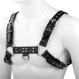 Black With Red Edge Chest Harness