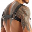 Cross-Body Zipper Chest Harness