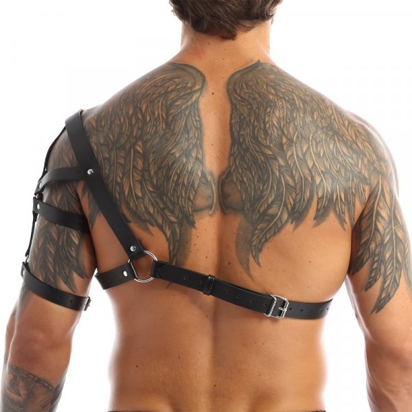 One-shoulder Strap Body Chest Half Harness Belt