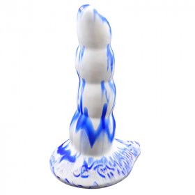 Blue And White 06 Butt Plug