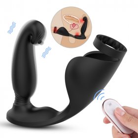 Raptor Prostate Vibrator With Cock Ring