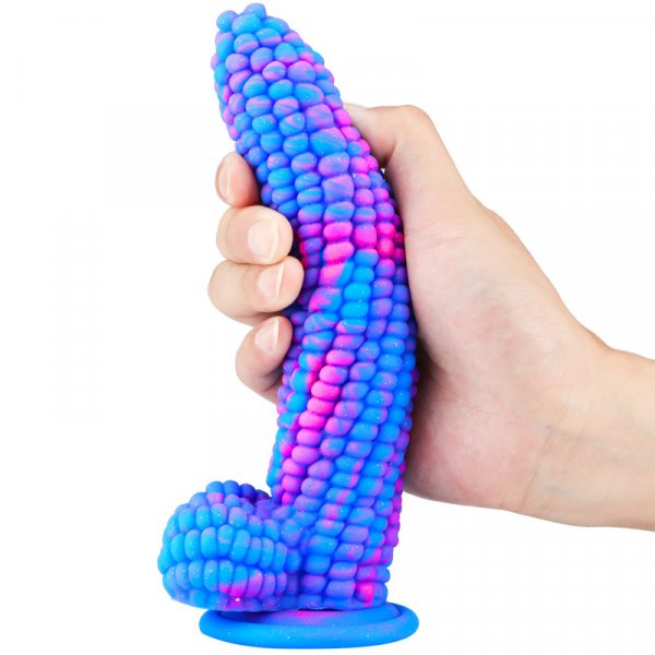 Corn Double Color Silicone Dildo