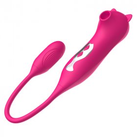 Kiss Cat 2 In 1 Suction Vibrator