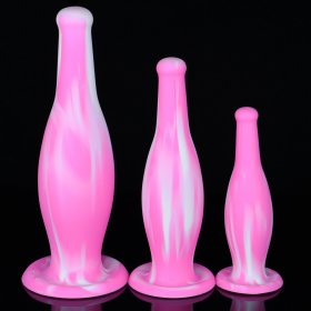 Bottle Soft Silicone Butt Plug - Colorful