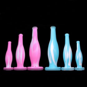 Bottle Soft Silicone Butt Plug - Colorful