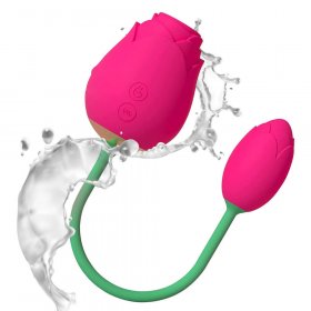 Rose Sucking Clitoral Vibrator With Ball