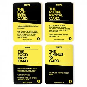 SERVD- HIS & HERS- Game Card