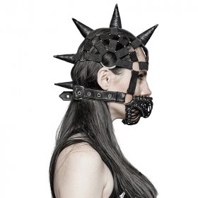 Punk Neutral Tied Rope Mask Gothic Mask