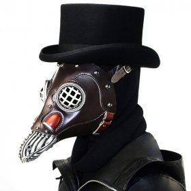 Plague Doctor Mask Gothic Bird Beak Mask